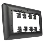 Комплект рамки с разъёмами 10" 2 DIN (241 x 146 мм)