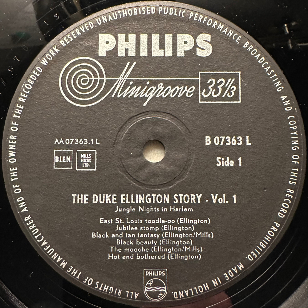 Duke Ellington - The Duke Ellington Story Volume 1 (Голландия)