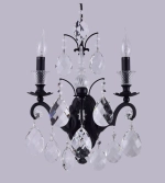 Бра Crystal Lux MAGNIFICO AP2 BLACK/TRANSPARENT 2310/402