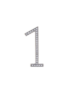 "Один" брошь из коллекции "Numerology" от Jenavi