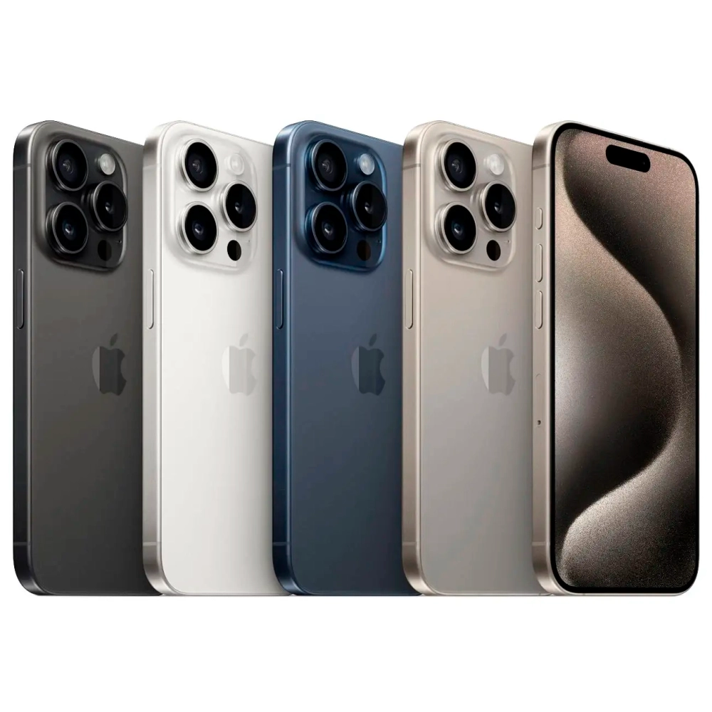 Смартфон Apple iPhone 15 Pro 128GB White Titanium (eSim)