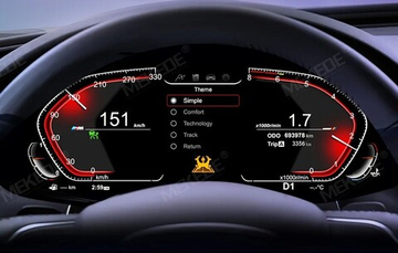 Электронная панель приборов BMW 6-серия F06/F12 2011-2018 - RDL-1261 с LCD / ЖК 12.3" экраном QLED