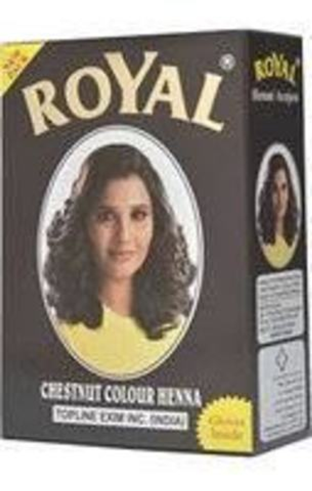 Краска на основе хны Royal Chestnut цвет Каштан для волос, ресниц и бровей 6х10 г = 60 + 10 г (подарок)