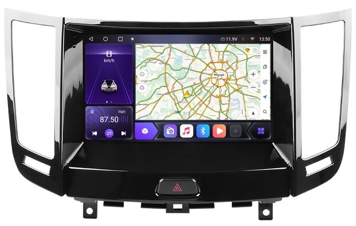 Магнитола для Infiniti QX70, FX35 (S51), FX37, FX30d, FX50 2008-2016 (Поддержка Bose и 360) - Kuberg SF-9828-3 IPS, Android 10, 4G SIM-слот