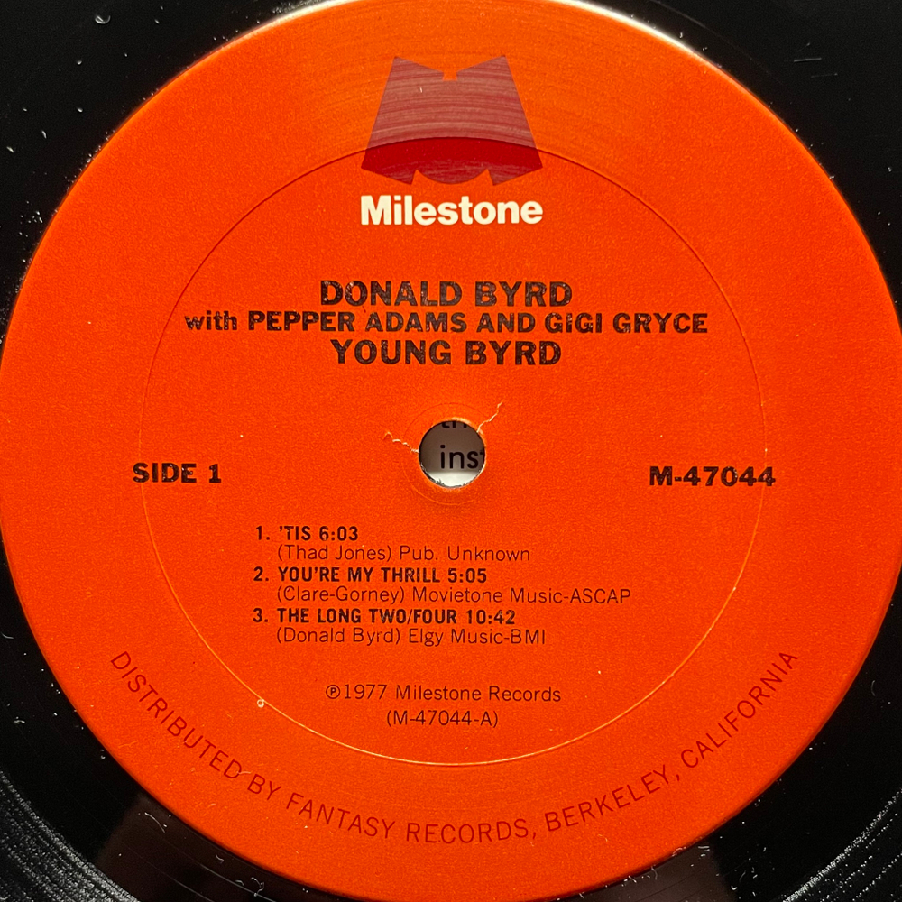 Donald Byrd With Pepper Adams And Gigi Gryce ‎– Young Byrd 2LP (США 1977г.)