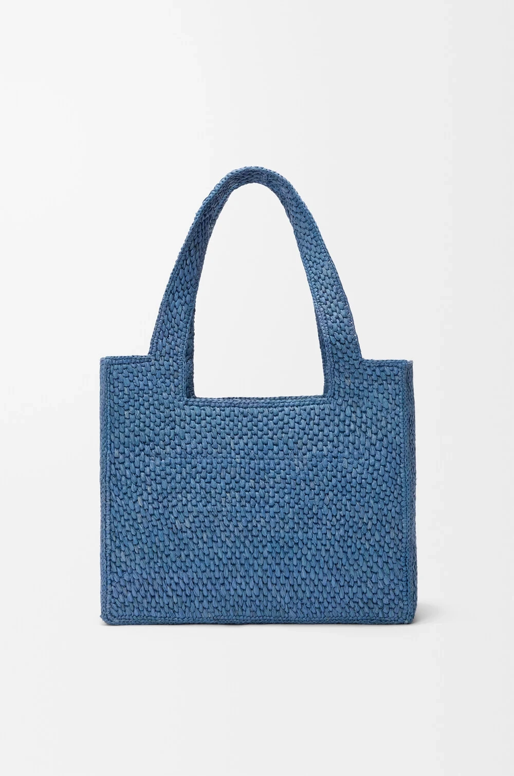 Loewe Средняя сумка-тоут LOEWE Font из рафии, светло-голубой