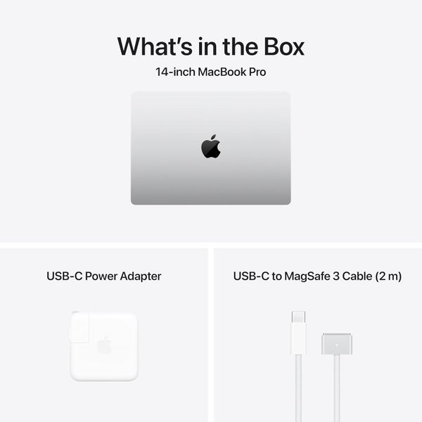 Ноутбук Apple MacBook Pro 14" 2025 MJ3E4LL/A (M5 10C CPU, 10C GPU, RAM 32 ГБ, SSD 1 ТБ), серебристый