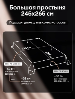 Комплект постельного белья Однотонный Сатин Премиум OCP022