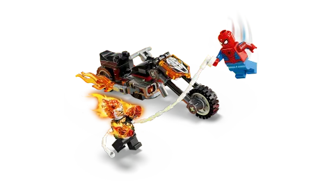 Конструктор LEGO Marvel 76335 Spider-Man vs. Ghost Rider Motorcycle