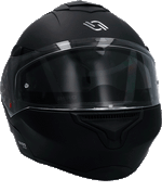 Шлем SHIRO SH501 FREEDOM MAT BLACK WINTER (в комплекте с электровизором)