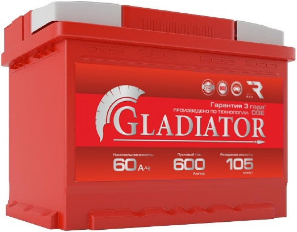 GLADIATOR 6CT- 60 аккумулятор GLADIATOR 6CT- 60 аккумулятор