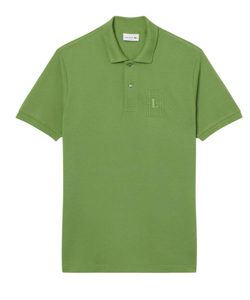 Теннисное поло Lacoste Classic Fit Embroidery Detail Petit Piqu_ Shirt - green