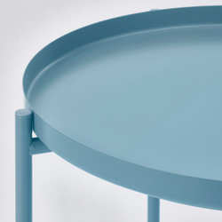 IKEA GLADOM  (ИКЕА ГЛАДОМ)  -  Столик с подносом - светло-синий 45x53 см
