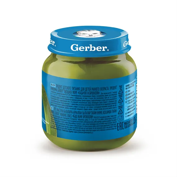 Пюре Gerber Кабачок Брокколи с 5 мес 125 г