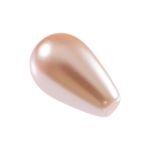 Бусины стекло под жемчуг 10х6 мм, фигурная, 10 шт, розовый (rosaline), Preciosa 131-50-011