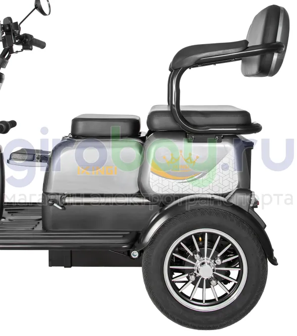 Электроскутер IKINGI SIBTRIKE 1000W (60V/25Ah) - Серый фото №18