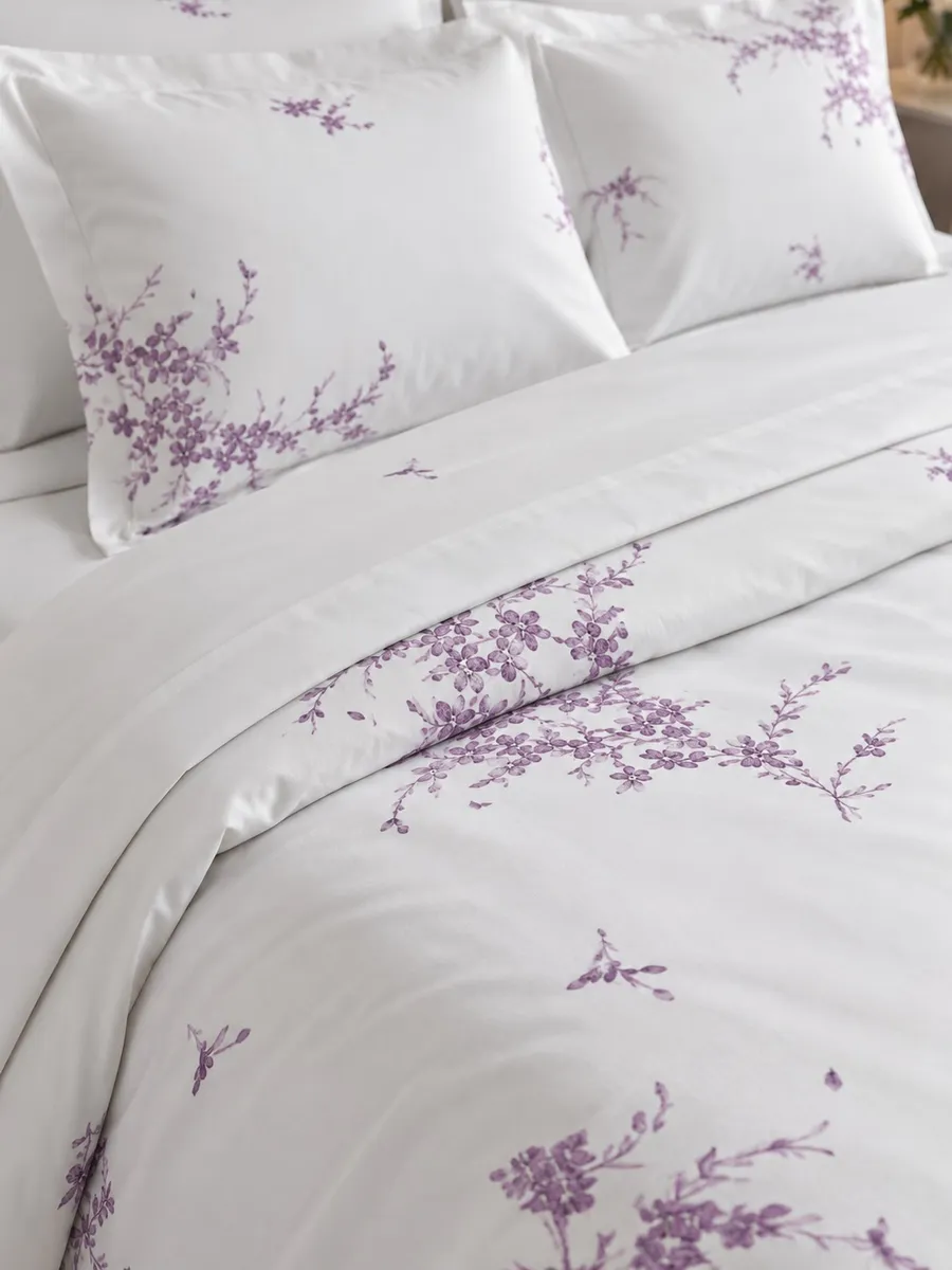 Gelin Home КПБ 6 пр. DENIZ сиреневый цвет пододеяльник 200*220, простынь 240*260, наволочки 50*70 2шт, декоративные наволочки 50*70 2шт GLNN6599 — фото 3