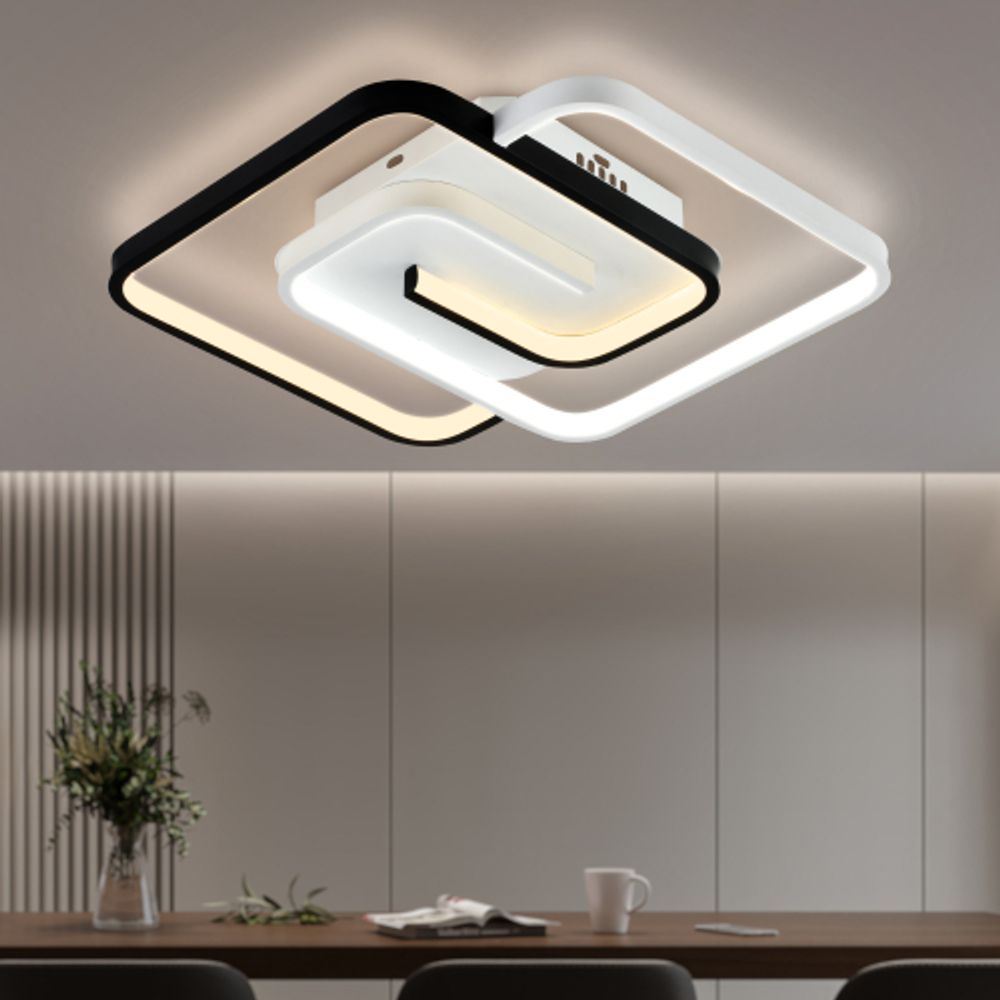 Светильник потолочный светодиодный Rivoli Jenny 6102-101 LED 3950К - 4400К 66 Вт модерн с пультом | Rivoli