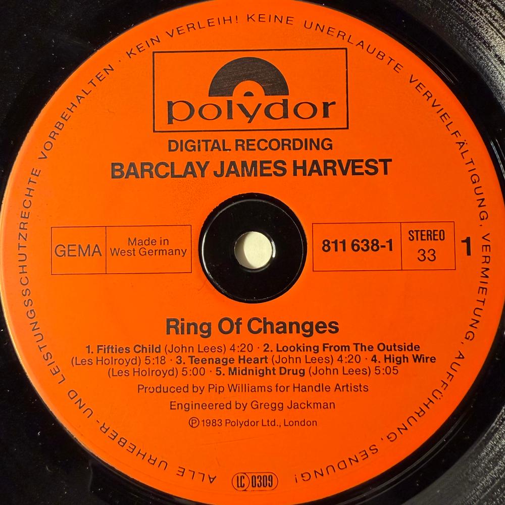 Barclay James Harvest - Ring Of Changes (Германия 1983г.)
