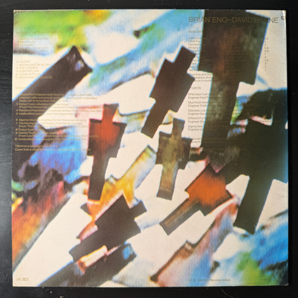 Brian Eno - David Byrne - My Life In The Bush Of Ghosts (Скандинавия 1981г.)