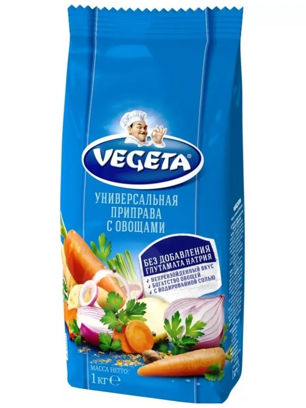 Универсальная приправа Вегета с овощами, 1 кг х 2 шт