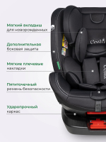 Автокресло детское 0 - 36 кг ISOFIX COSTA XZ-16 черный Артикул: XZ-16/b