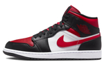 Air Jordan 1 Mid 'Bred Toe'