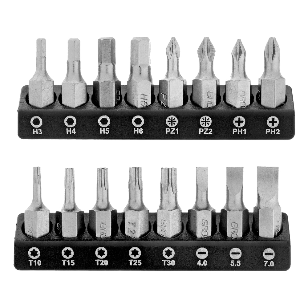 Набор торцевых головок, трещотка 120 зубьев, 1/2",3/8”, CrV, 36 предметов Gross
