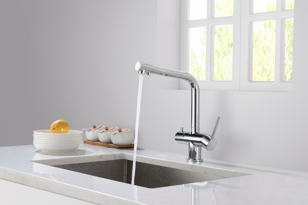 Timo 2396/00F Saona Смеситель для кухни 279 мм, Г излив, под питьевую воду, хром