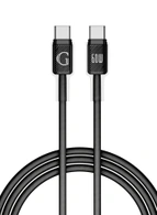Кабель Type-C to Type-C Gurdini Braided Data Cable 20V/3A 60W 1m черный