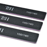 Пилка для ногтей T&H 100/180 Черная