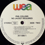 Phil Collins - No Jacket Required (Германия 1985г.)
