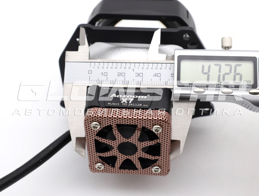 Билед модули Aozoom X7 (прямоугольные) 3.0 дюйма, 2 чипа, 5500K, 12V, 55W/63W, крепление 3R (комплект, 2шт)