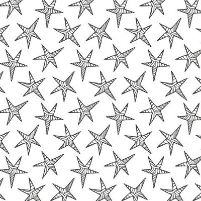 buy season summer fabric sea star black and white