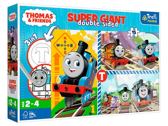 Puzzle "15 GIANT" - Tom's games / Thomas and Friends