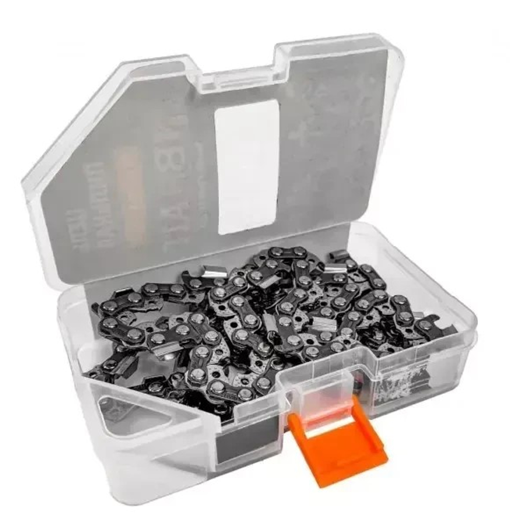 Цепь пильная 3/8", 56-зв, 1.3-мм (квадратный зуб, RS, футляр, аналог) [Brait]