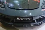 Карбоновая губа переднего бампера для Porsche 718 982 Boxster/Cayman 2016+ Порше