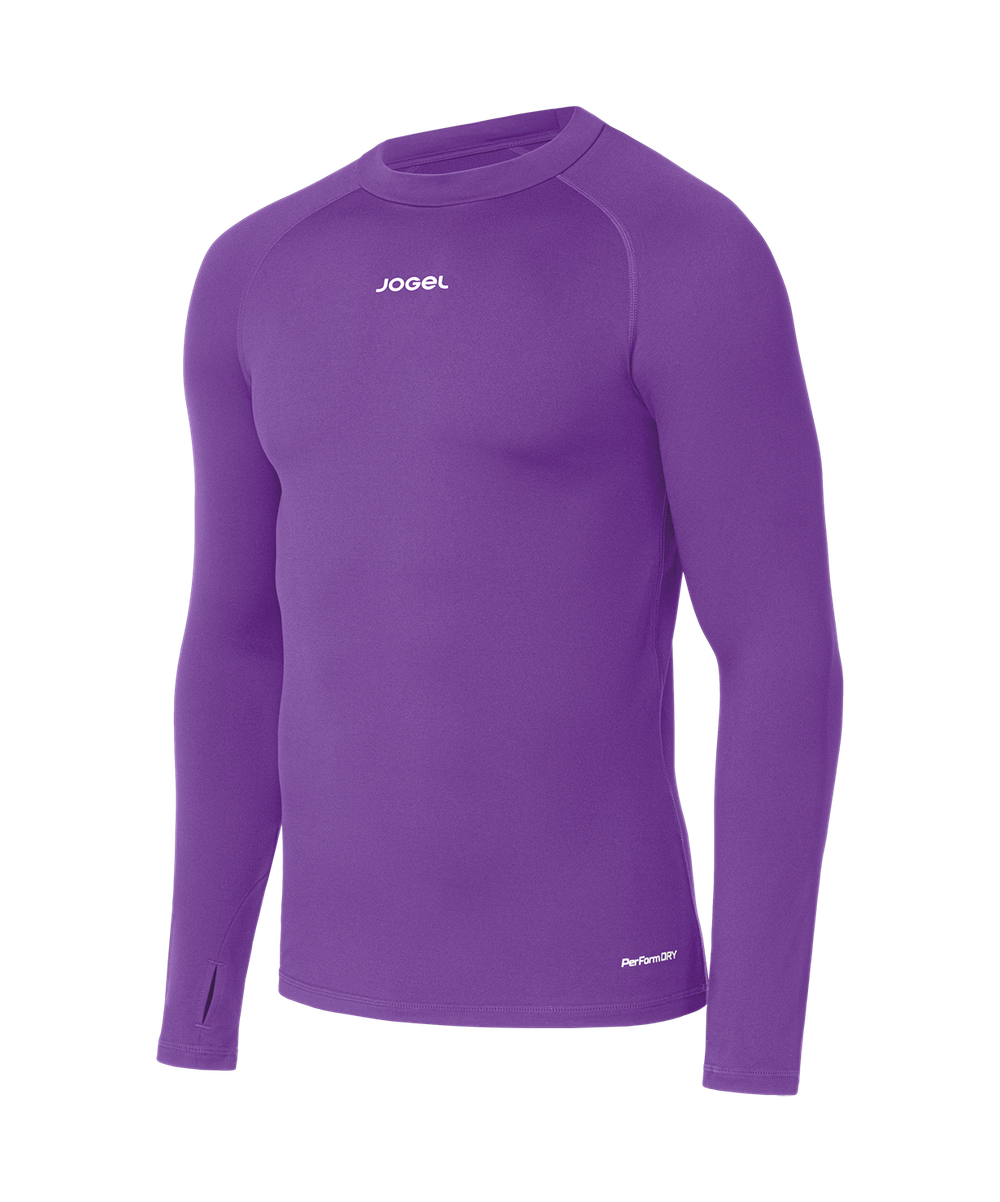 Джемпер компрессионный утепленный Jogel CAMP 2 PerFormDRY Baselayer Top Warm, фиолетовый P3