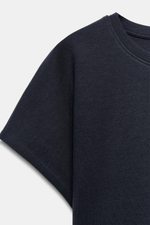 ФУТБОЛКА ИНТЕРЛОК С КОРОТКИМИ РУКАВАМИ — ZARA