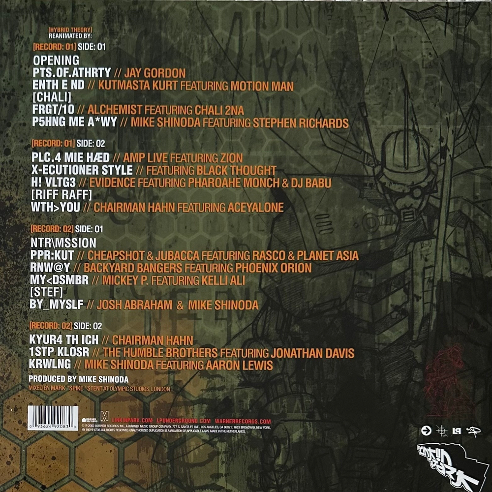 Linkin Park - Reanimation 2LP (Голландия 2016г.)