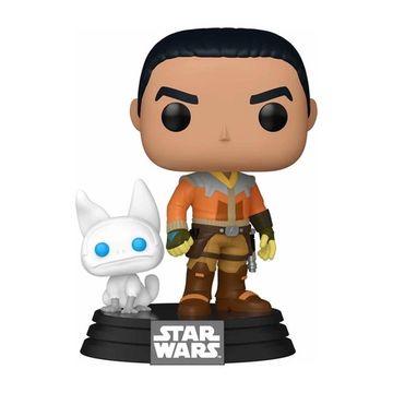 Фигурка Funko POP! Bobble Star Wars Rebels S2 Ezra Bridger w/Loth-Cat (Exc) (756) 84429
