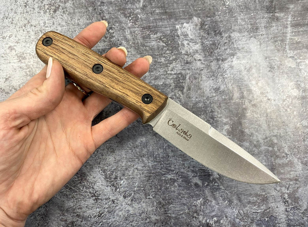 Туристический  нож Colada AUS-8 StoneWash, Kizlyar Supreme, 4650065057387