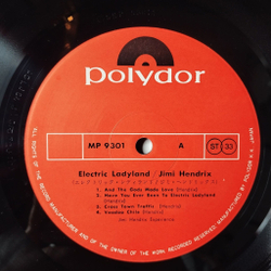 Винтажная виниловая пластинка LP The Jimi Hendrix Experience Electric Ladyland (Japan 1979) (No Obi)
