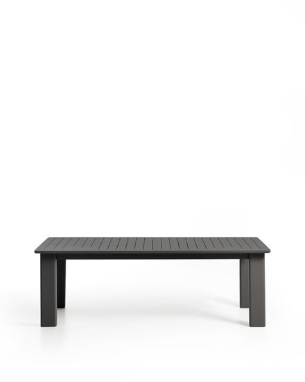 Раздвижной уличный стол Livorno из графитового алюминия, 233(350) x 100 см