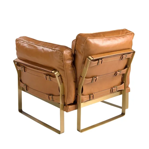 Кресло Angel Cerda 5169 из кожи цвета Camel