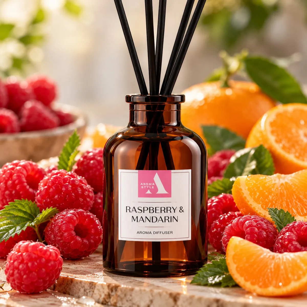 Aroma Style ароматический диффузор Raspberry & Mandarin 100 мл — фото 3
