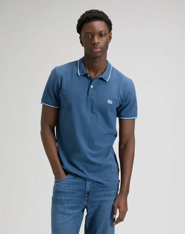 Поло мужское LEE PIQUE POLO ACADEMY BLUE