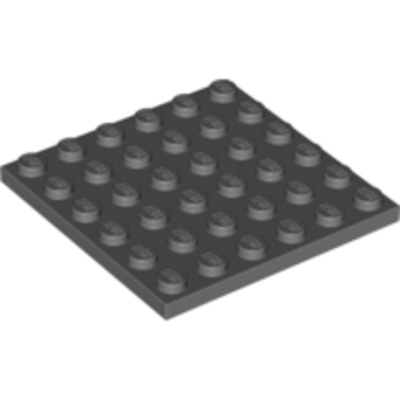 Lego Плитка 6x6 (темно-серый) 3958 / 4211134