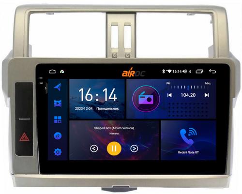 Магнитола для Toyota Land Cruiser Prado 150 2014-2017 - AIROC 2K RI-1116 Android 12, Быстрая, QLed+2K, CarPlay, SIM-слот