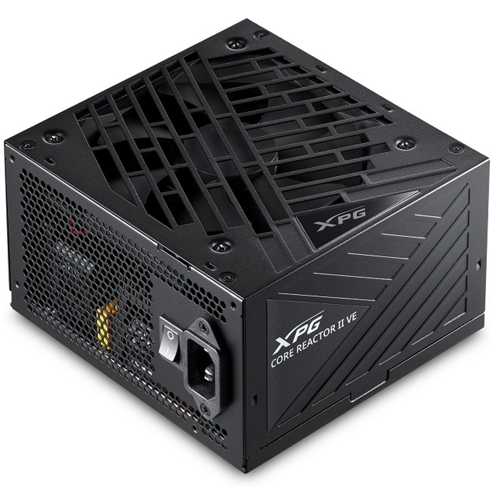 Блок питания ADATA XPG 750W CORE REACTOR II VE, модульный, 16 Pin PCIe 5.0, 80 PLUS Gold (COREREACTORIIVE750G-BKCEU)